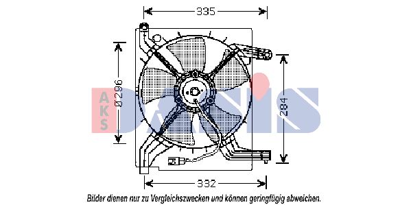 AKS DASIS Ventilaator,mootorijahutus 518014N